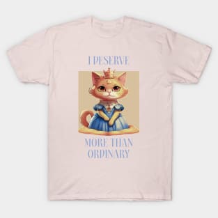 Cute Kitten Princess Royalty T-Shirt